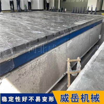 加厚加高铸铁工作台  10米*9米·     铸铁平台 焊接装配试验台图3