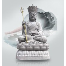 定做一尊石雕地藏菩萨 骑谛听石雕地