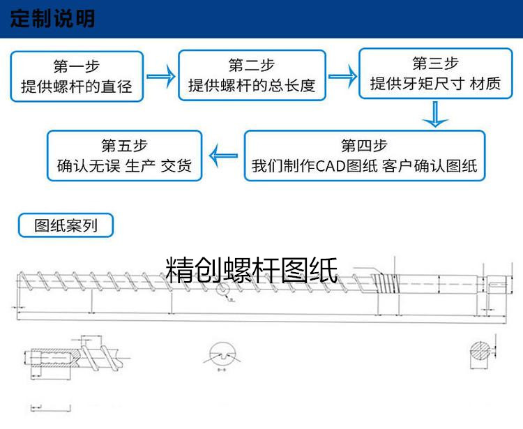 力劲200T注塑机双合金螺杆炮筒厂家