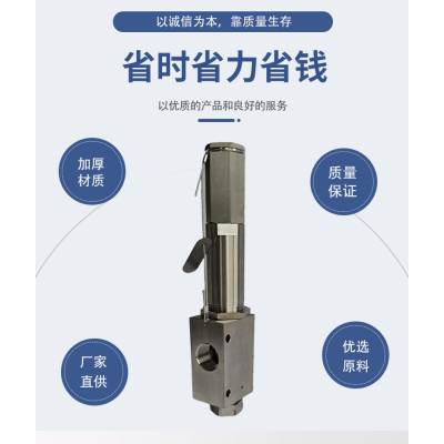 超高压安全阀泄压排气安全溢流阀防漏比例卸荷不锈钢直通型可调型图4