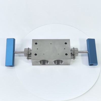 超高压一进两出双控手动针阀三通型流量控制阀耐高温超高压不锈钢图5