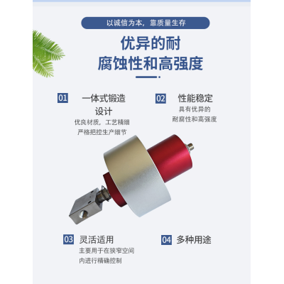 迷你型气控针阀316L不锈钢超高压针阀气动阀三通型螺纹连接常开型图3