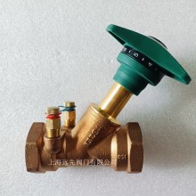 TOZEN滔辰青铜静态平衡阀GDRV PN25螺纹连接