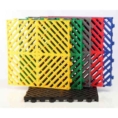 消防通道停车场游乐场停车位塑料排水地板30mm高塑料拼接格栅图2