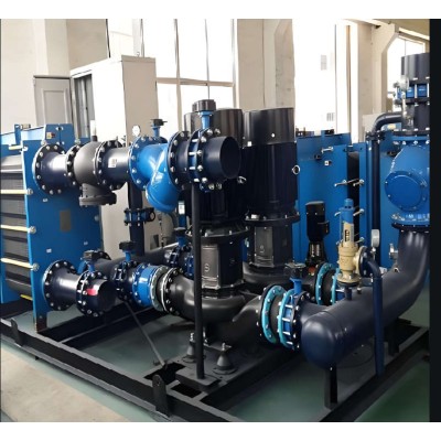 智能型板式换热机组 材质可定制 城市集中供热 高效节能 湛流环保图2