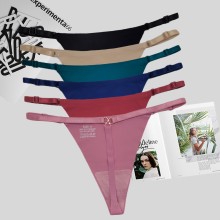 欧美跨境亚马逊外贸丁字裤无痕内裤女式速干低腰性感丁字裤批发