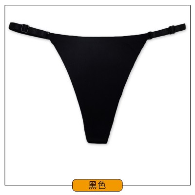 欧美跨境亚马逊外贸丁字裤无痕内裤女式速干低腰性感丁字裤批发图2