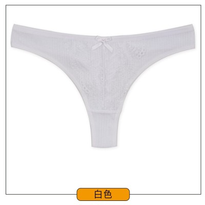 现货外贸女士丁字裤 螺纹棉性感时尚低腰内裤女 跨境temu批发货源图4