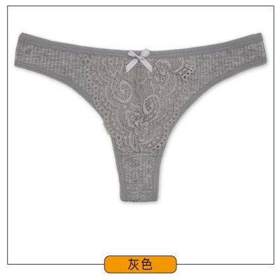 现货外贸女士丁字裤 螺纹棉性感时尚低腰内裤女 跨境temu批发货源图5