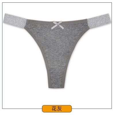 厂家批发女式丁字裤 螺纹棉现货T字裤跨境亚马逊出口货源女士内裤图6