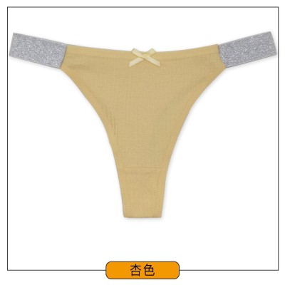 厂家批发女式丁字裤 螺纹棉现货T字裤跨境亚马逊出口货源女士内裤图4
