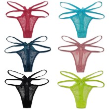 云梦妮女士内裤 性感女士纯色蕾丝丁字裤 跨境外贸厂家批发货源
