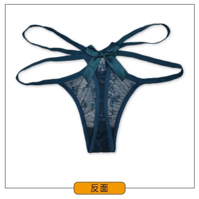 云梦妮女士内裤 性感女士纯色蕾丝丁字裤 跨境外贸厂家批发货源图3