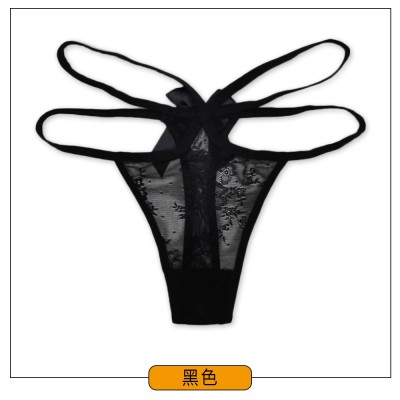 云梦妮女士内裤 性感女士纯色蕾丝丁字裤 跨境外贸厂家批发货源图4
