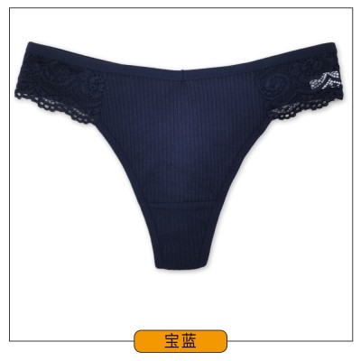 跨境ebay丁字裤批发货源女式内裤 外贸女士螺纹性感丁字裤批发图2