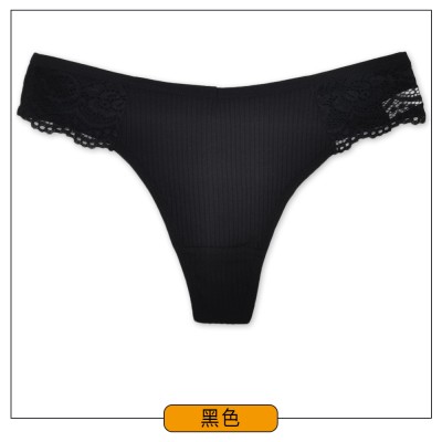 跨境ebay丁字裤批发货源女式内裤 外贸女士螺纹性感丁字裤批发图3
