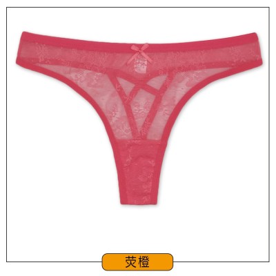 外贸跨境女士内裤Panties 少女性感情趣蕾丝透明镂空女士丁字裤图7