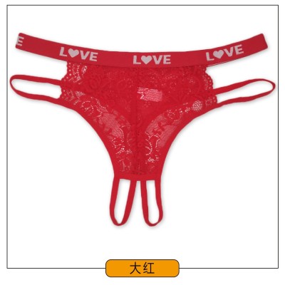 云梦妮跨境电商女士丁/T字裤开裆裤性感外贸丁字裤蕾丝女式内裤图2