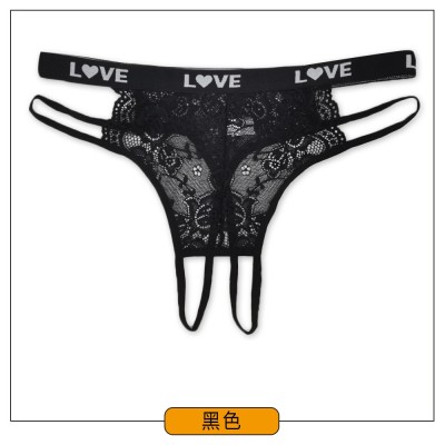 云梦妮跨境电商女士丁/T字裤开裆裤性感外贸丁字裤蕾丝女式内裤图3