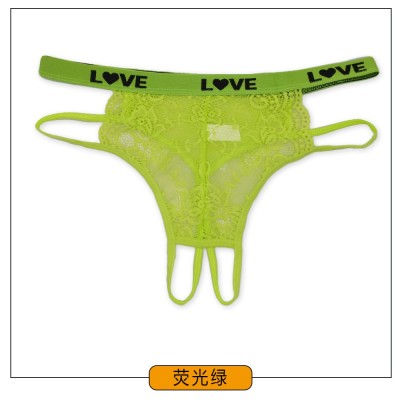 云梦妮跨境电商女士丁/T字裤开裆裤性感外贸丁字裤蕾丝女式内裤图5