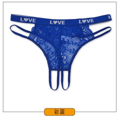云梦妮跨境电商女士丁/T字裤开裆裤性感外贸丁字裤蕾丝女式内裤图7