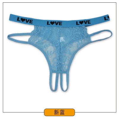 云梦妮跨境电商女士丁/T字裤开裆裤性感外贸丁字裤蕾丝女式内裤图4