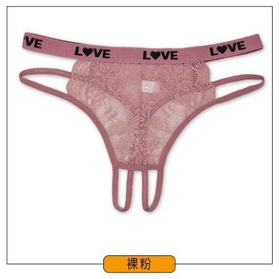 云梦妮跨境电商女士丁/T字裤开裆裤性感外贸丁字裤蕾丝女式内裤图6