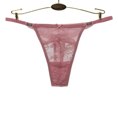 云梦妮外贸女式丁字裤性感蕾丝金属短裤跨境电商货源厂家现货批发图4