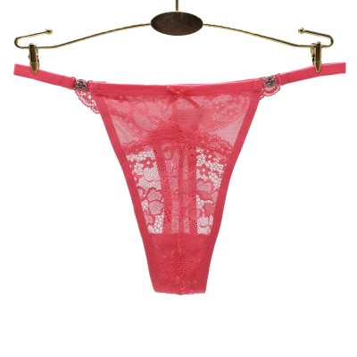 云梦妮外贸女式丁字裤性感蕾丝金属短裤跨境电商货源厂家现货批发图3