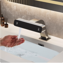 商场洗手间全自动智能二合一多功能感应水龙头给皂液器