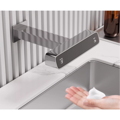 洗手间多功能感应水龙头全自动智能泡沫给皂器组合图2