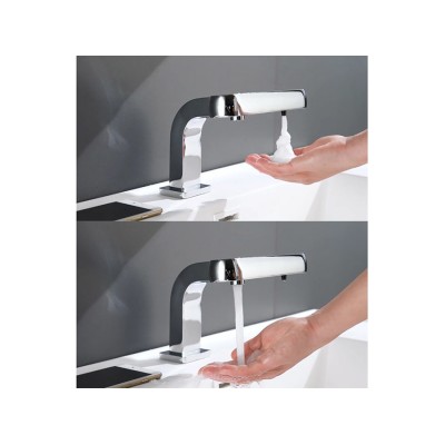 全铜二合一多功能水龙头给皂液器组合H-636图2