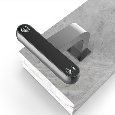 全铜二合一多功能水龙头给皂液器组合H-636图3