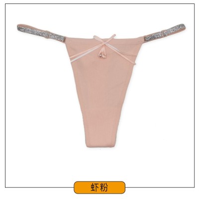 云梦妮女式内裤螺纹棉丁字裤外贸亚马逊eBay货源内裤厂家现货批发图5