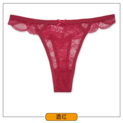 跨境希音新款丁字裤性感蕾丝镂空低腰女士内裤云梦妮内裤图6