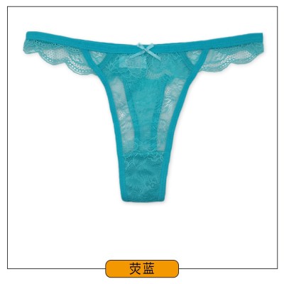 跨境希音新款丁字裤性感蕾丝镂空低腰女士内裤云梦妮内裤图2