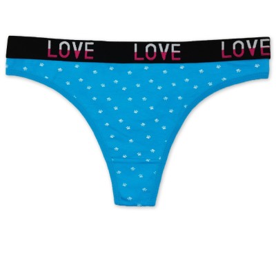 厂家货源棉印花女式丁字裤 跨境现货性感T字裤 云梦妮女士内裤图2