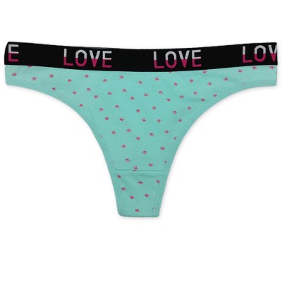 厂家货源棉印花女式丁字裤 跨境现货性感T字裤 云梦妮女士内裤图6