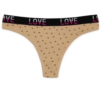 厂家货源棉印花女式丁字裤 跨境现货性感T字裤 云梦妮女士内裤图7