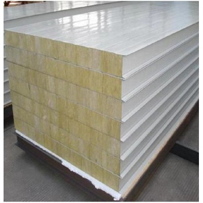 彩钢夹心岩棉复合板和彩钢泡沫复合板实体厂家图2