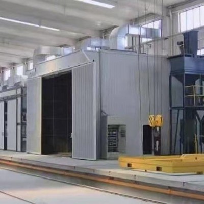 无需土建无基础喷砂房工业涂装高效除锈解决方案图2