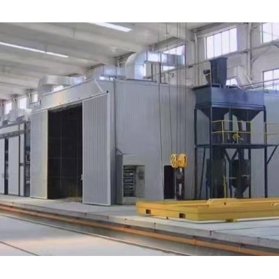 集成化设计无基础喷砂房涂装前处理设备图3