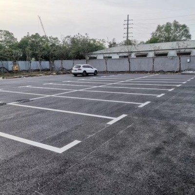 常熟停车场汽车位划线、工厂停车区画线、厂区装卸货车位划线图2