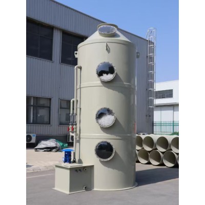 山东泰安废气净化处理设备 喷淋净化塔 坚固耐磨 净化效率高图2