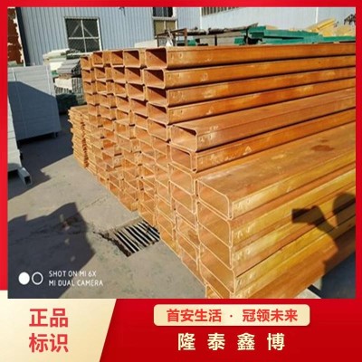 模压槽式电缆桥架 隆泰鑫博牌酚醛树脂防火槽盒规格可定图2