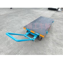 3吨小型平板拖车 带橡胶垫工具车