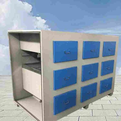 山东泰安环保废气处理 活性炭吸附箱高效除尘图3