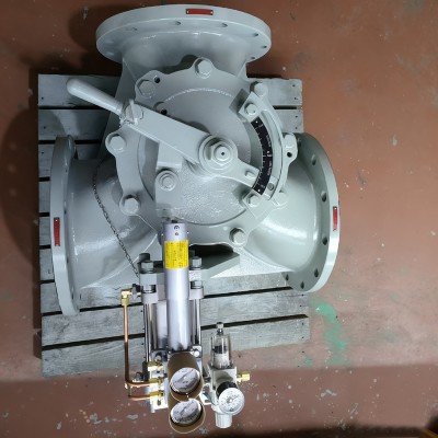 气动三通温控阀 温度控制阀图1