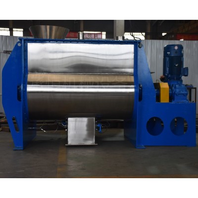 双轴桨叶无重力混合机陶瓷行业彩砂搅拌混合设备图2