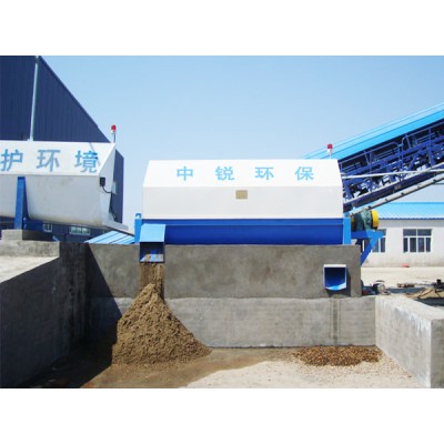 混凝土回收设备 搅拌站滚筒砂石分离机 高效的筛分能力图4